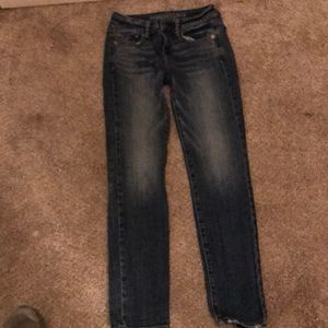 American eagle skinny jeans size 0